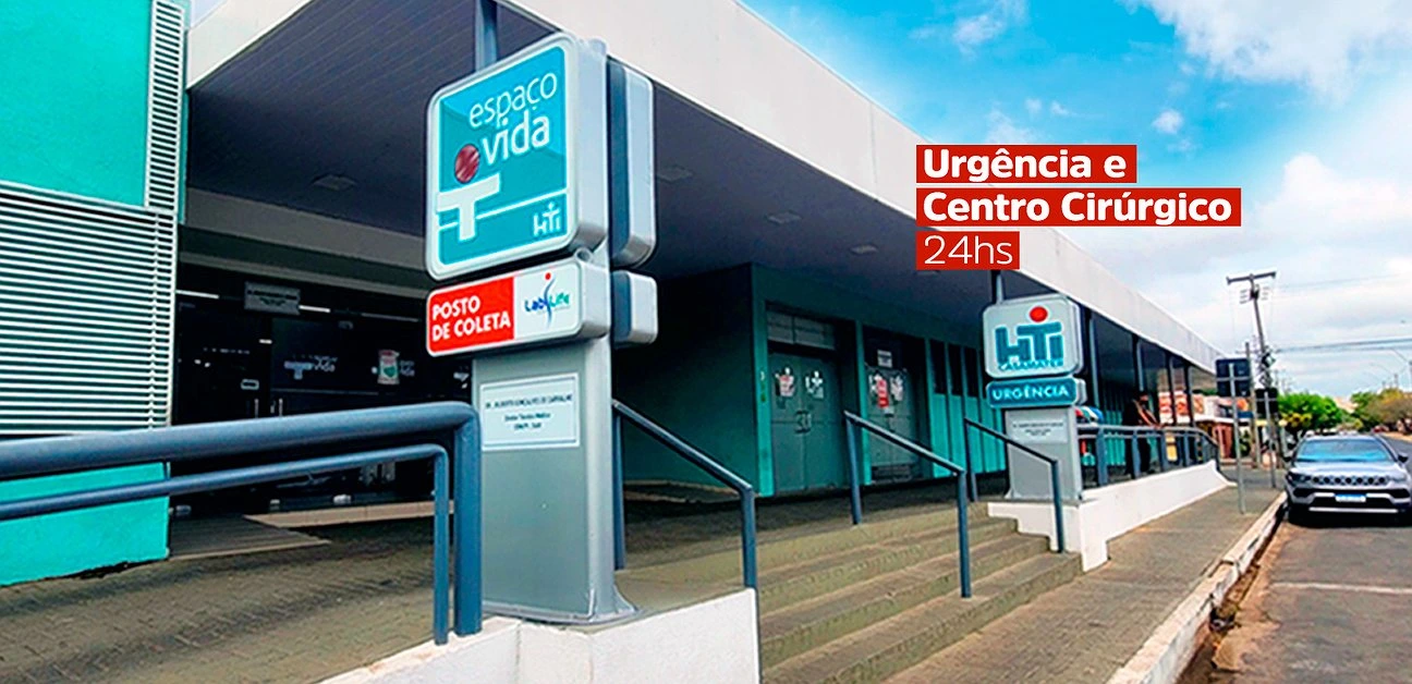 Fachada do Hospital HTI Casamater, unidade integrante da rede credenciada da Porto Seguro Saúde em Teresina, Piauí.