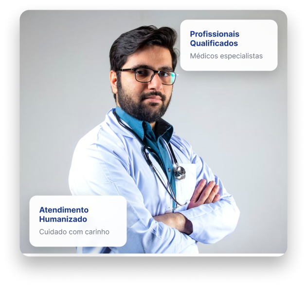 Médico representando a rede de hospitais credenciados da Porto Seguro Saúde em Alagoas